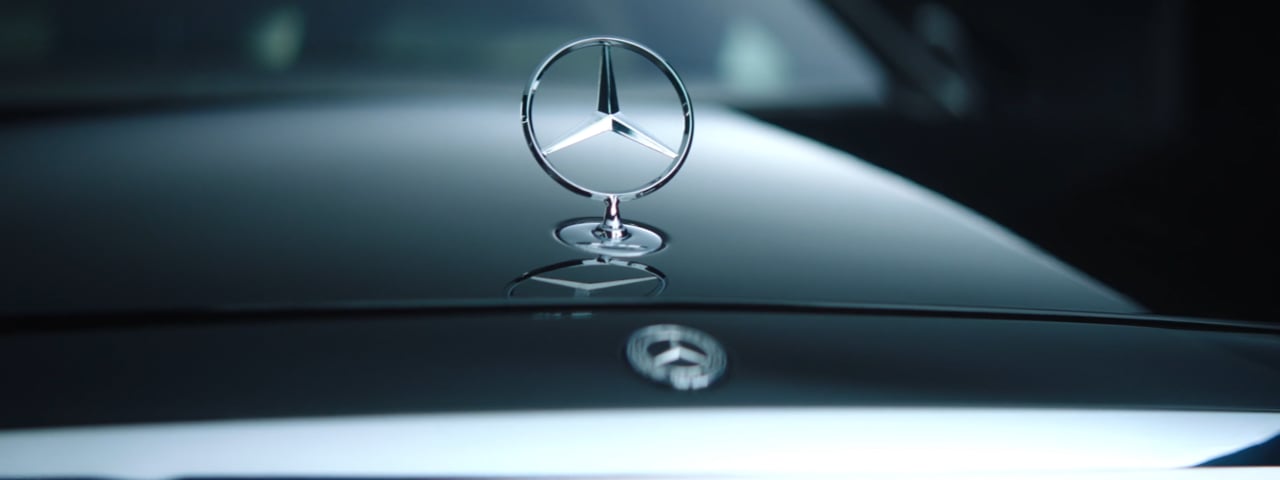 A vehicle on The Vault LED volume with controlled photoreal reflections